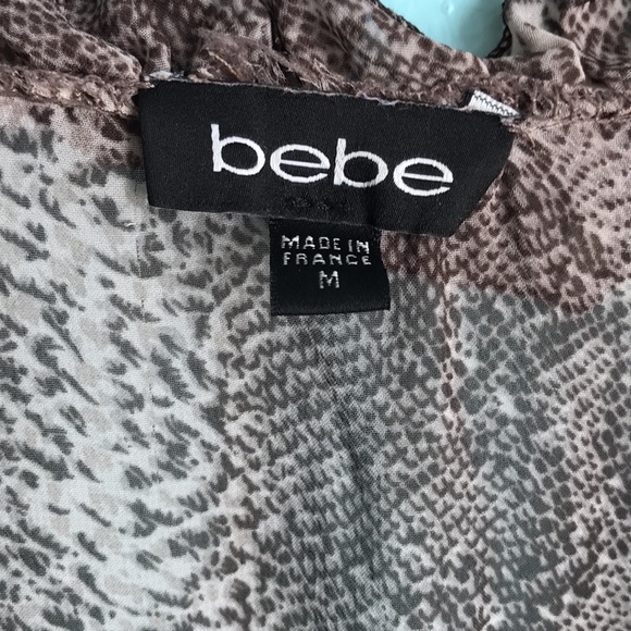 Bebe Snake Python Sheer Dress - Picture 3 of 7